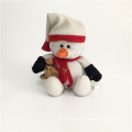 Christmas plush snowman pillow